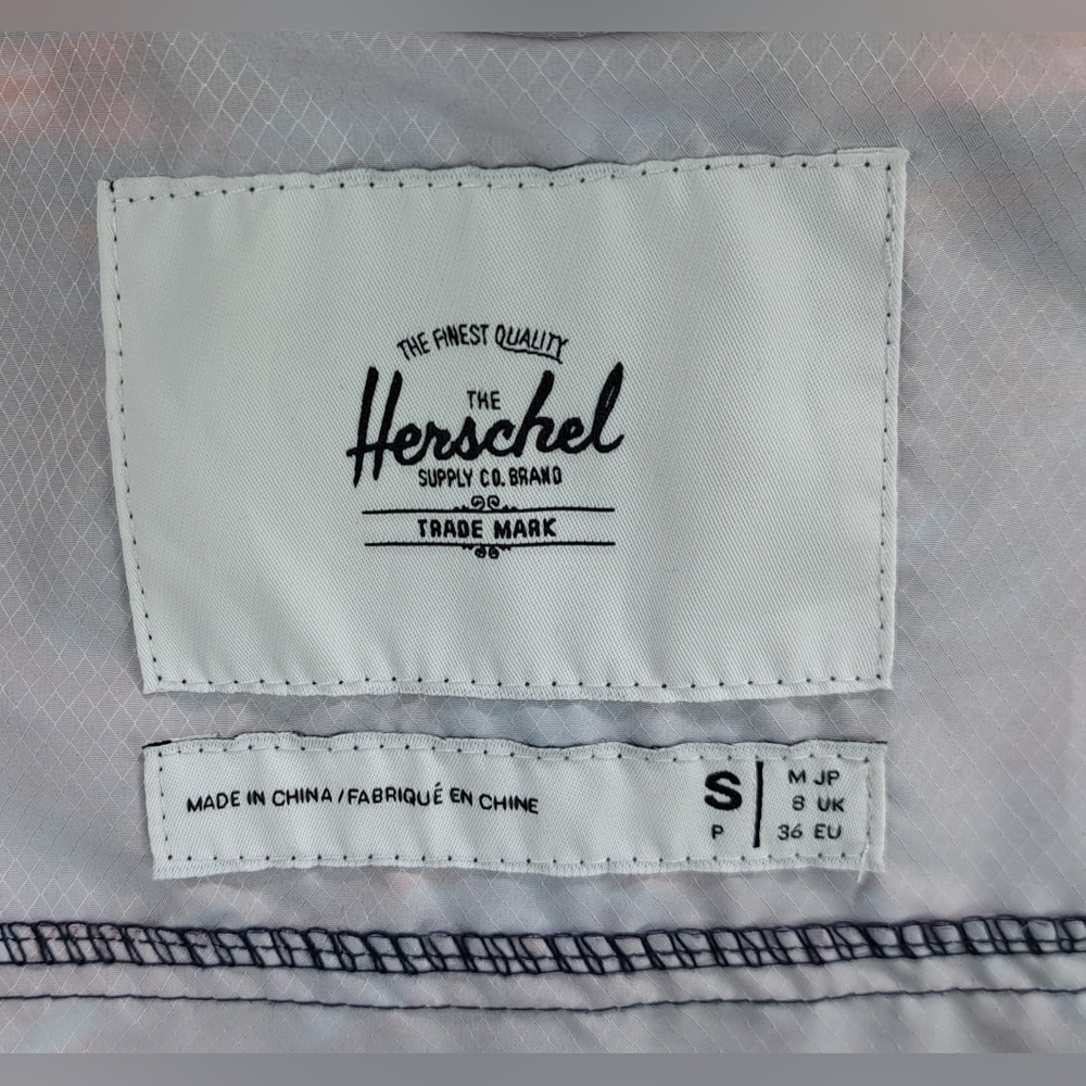 Herschel Supply Co. Mens Windbreaker Jacket Full Zip Tie Dye Hoodie Hood Small - Picture 5 of 13